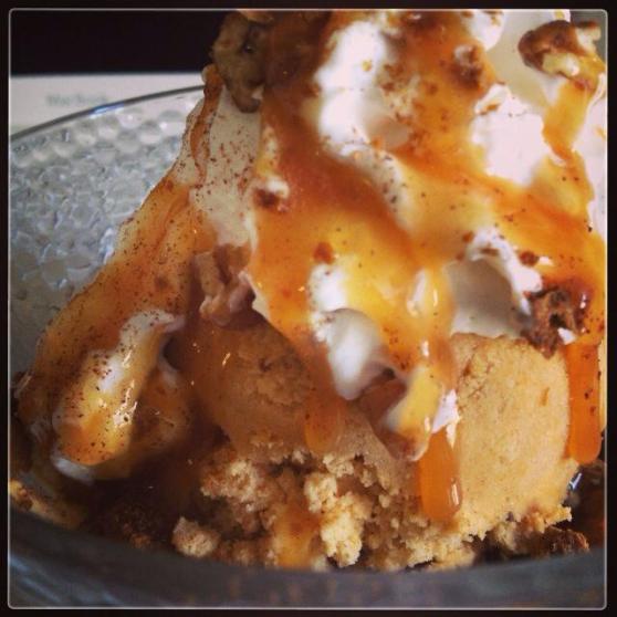 Pumpkin Coconut Sundae